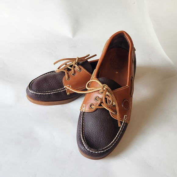 Dooney & Bourke Two-Tone Leather Loafers